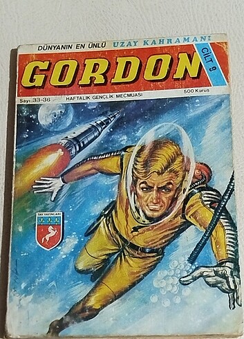 GORDON, cilt 9, iç sayı 33,34,35,36, baskı yılı 1974
