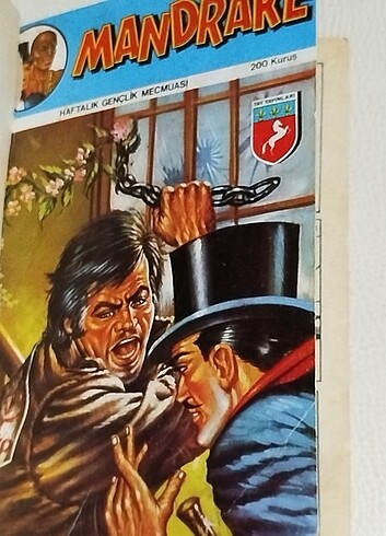 Beden MANDRAKE albüm 2, ilk seriden, 1970'ler, 3 fasiküllü