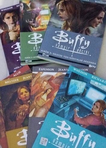 Buffy vampir avcısı albüm 2,3,4,5,6,7,8, NTV yayınları, 7 kitap