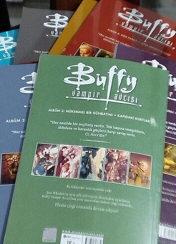  Beden Renk Buffy vampir avcısı albüm 1-8 takım, eksiksiz, NTV yayınları, b