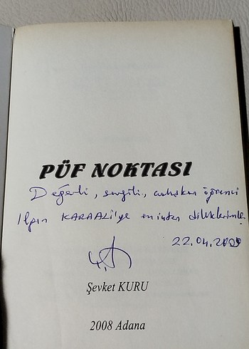  Beden Renk Püf Noktası, 2008 yılı Adana baskı, Şevket Kuru