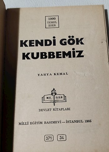 Kendi Gök Kubbemiz, Yahya Kemal - Görsel 3