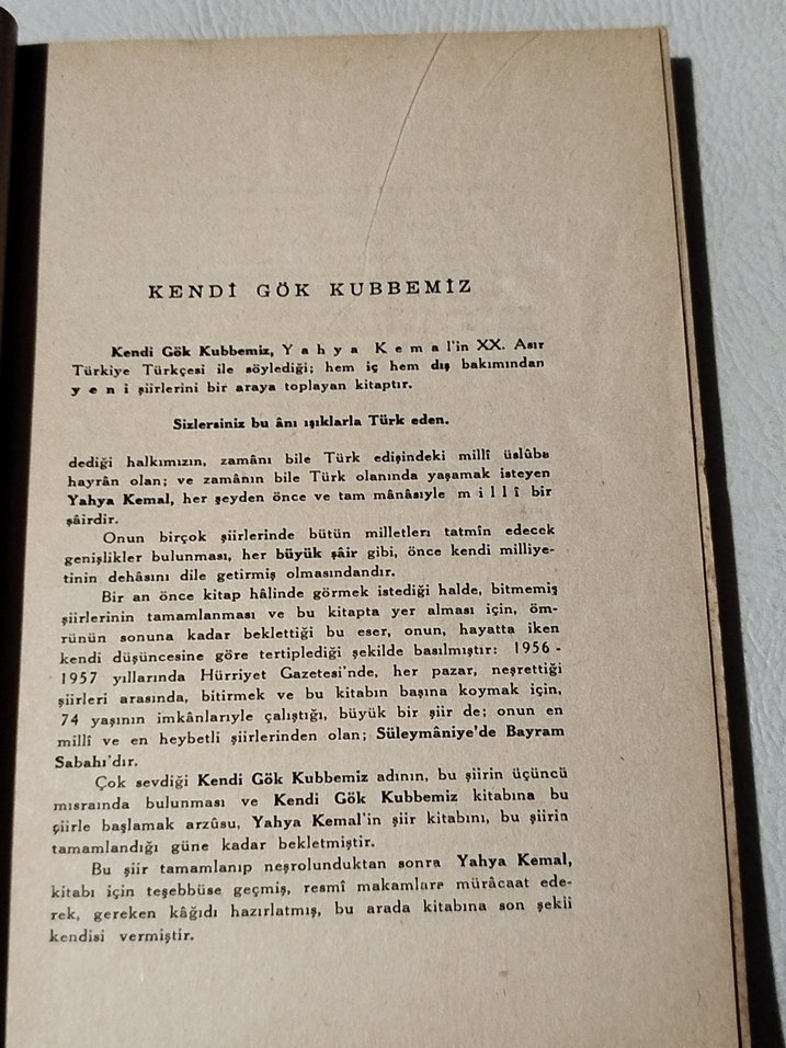 Kendi Gök Kubbemiz, Yahya Kemal - Görsel 5