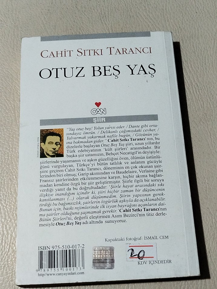 Otuz Beş Yaş, Cahit Sıtkı Tarancı - Görsel 2