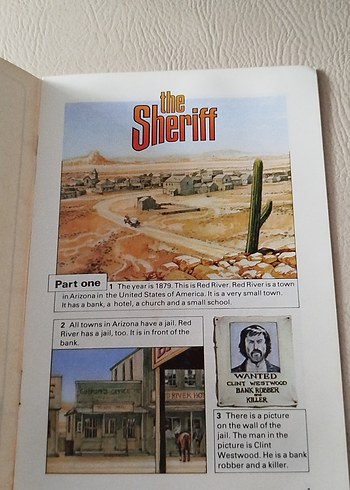 Beden The Sheriff, Robert O'Neill, 1986 yılı 5. baskı, Longman,stage 1