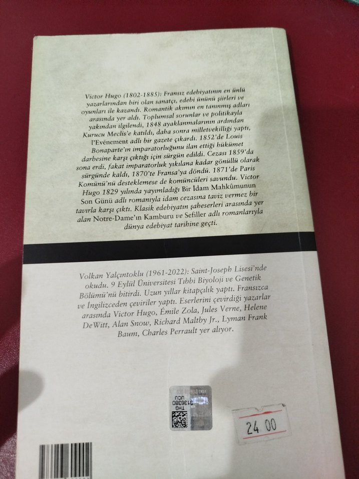 Bir İdam Mahkumunun Son Günü, Victor Hugo - Görsel 2