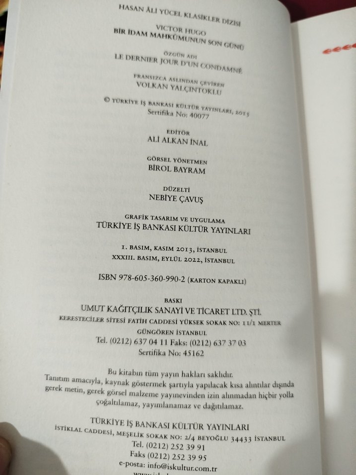 Bir İdam Mahkumunun Son Günü, Victor Hugo - Görsel 5