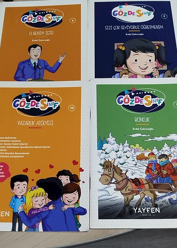 Gözde Sınıf Çocuk Kitapları, 7,8,9,10. kitaplar, 2 sınıflar için