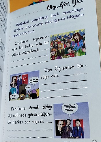 Beden Renk Gözde Sınıf Çocuk Kitapları, 7,8,9,10. kitaplar, 2 sınıflar için