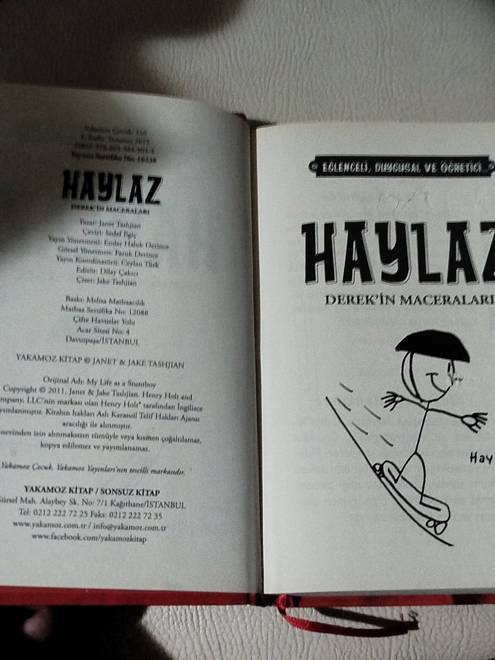 Haylaz Derek'in Maceraları, 2015 yılı 4. baskı - Görsel 4