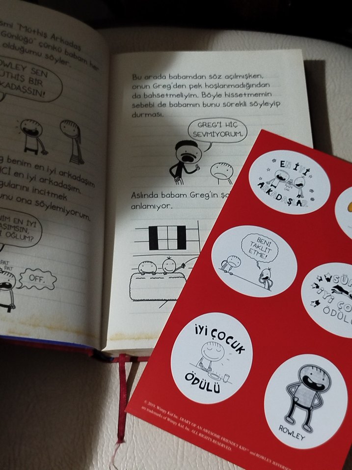 Müthis Arkadaş, Rowley'nin Günlüğü, 218 sayfa - Görsel 4