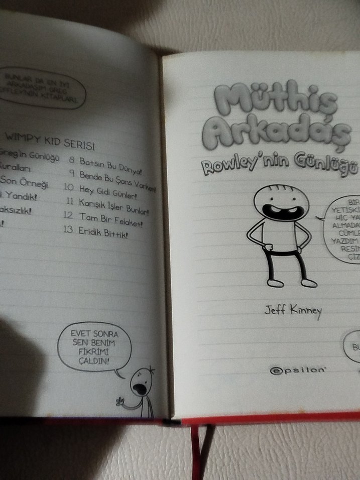 Müthis Arkadaş, Rowley'nin Günlüğü, 218 sayfa - Görsel 2