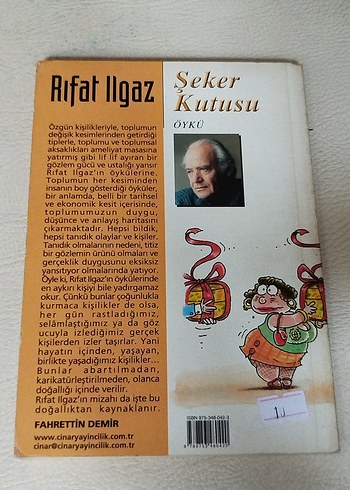 Rıfat Ilgaz, Şeker Kutusu, Öykü Kitabı - Görsel 2