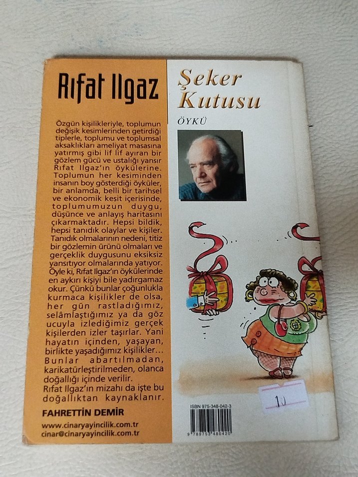 Rıfat Ilgaz, Şeker Kutusu, Öykü Kitabı - Görsel 2