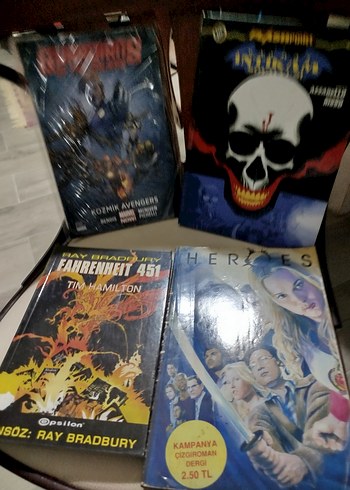 Beden Marvel, DC, JBC, Epsilon lotu-4, kitaplar 8 adet
