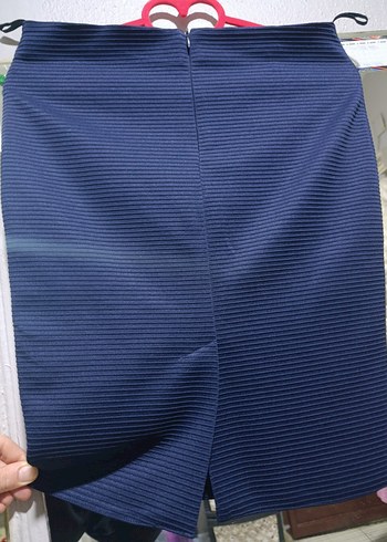 lacivert mini kalem etek Eteği - Görsel 2