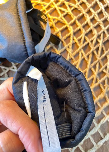 Siyah Erkek Çocuk Eldiveni Velcro - Görsel 4