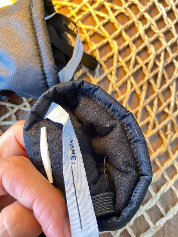 Siyah Erkek Çocuk Eldiveni Velcro - Görsel 4