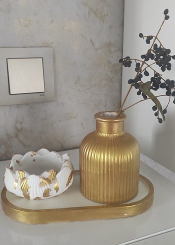 Beyaz Seramik Mumluk ve Kapaklı Saklama Kabı - Görsel 2