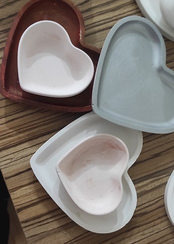 Kalp Şeklinde dekoratif lokumluk - Görsel 3