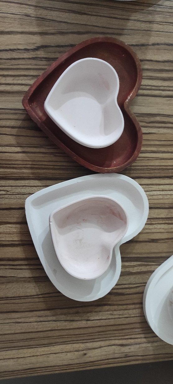 Kalp Şeklinde dekoratif lokumluk - Görsel 2