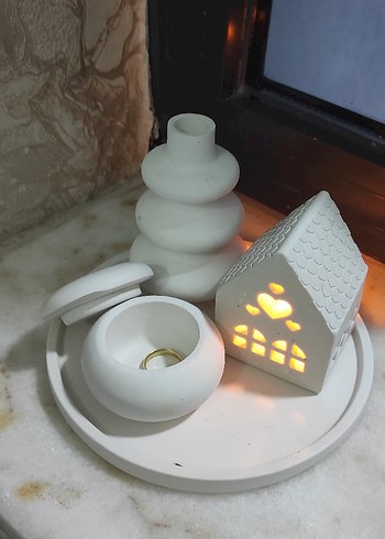 Beyaz Mumluk Seti - Görsel 4