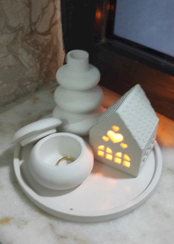 Beyaz Mumluk Seti - Görsel 5