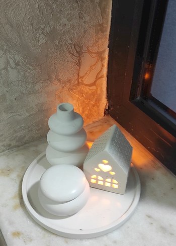 Beyaz Mumluk Seti - Görsel 3