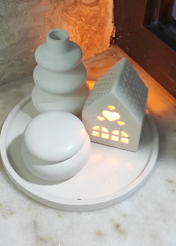 Beyaz Mumluk Seti - Görsel 2