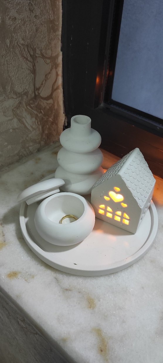 Beyaz Mumluk Seti - Görsel 4