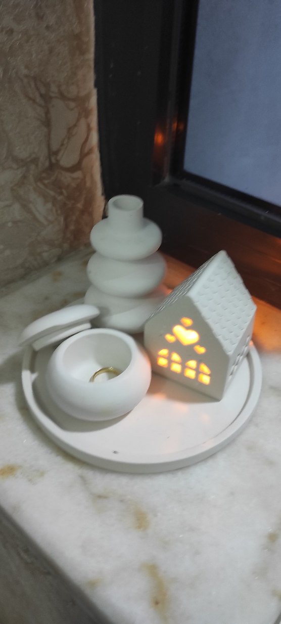 Beyaz Mumluk Seti - Görsel 5