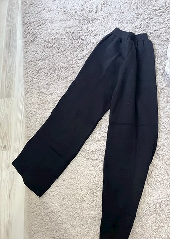 Düğmeli Siyah Denim Kadın Takım - Görsel 3