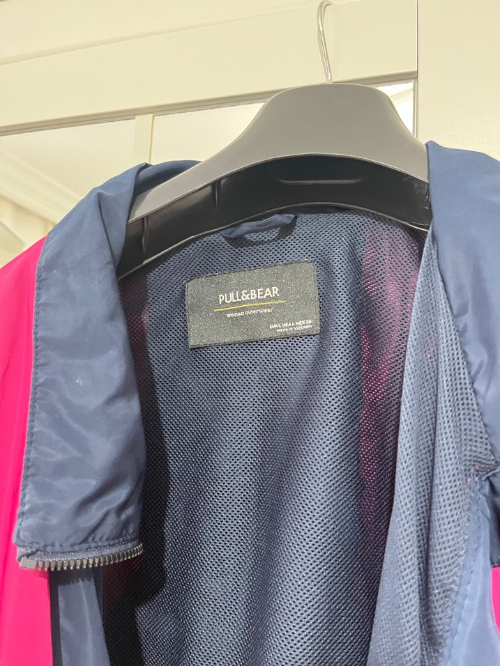 Renkli Tie-Dye Fermuarlı Kadın Ceket - Görsel 3