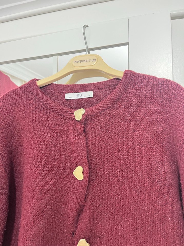 Bordo etekli takım - Görsel 4