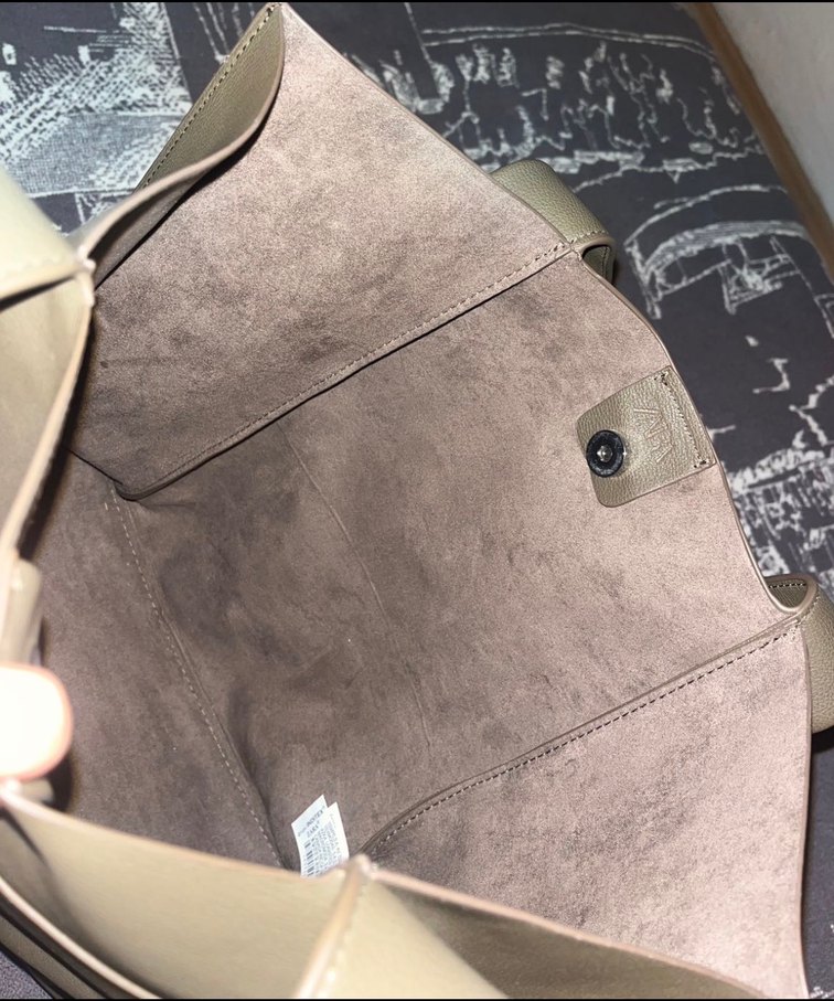 Kahverengi Deri Kadın Omuz Çantası - Görsel 3