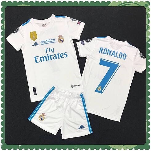 REAL MADRİD RONALDO 2018 UCL FORMA TAKIMI