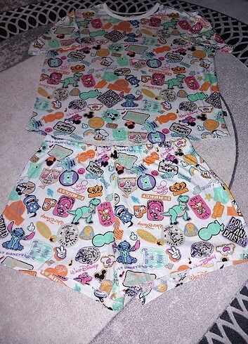 Lcw disney şortlu pijama takimi 