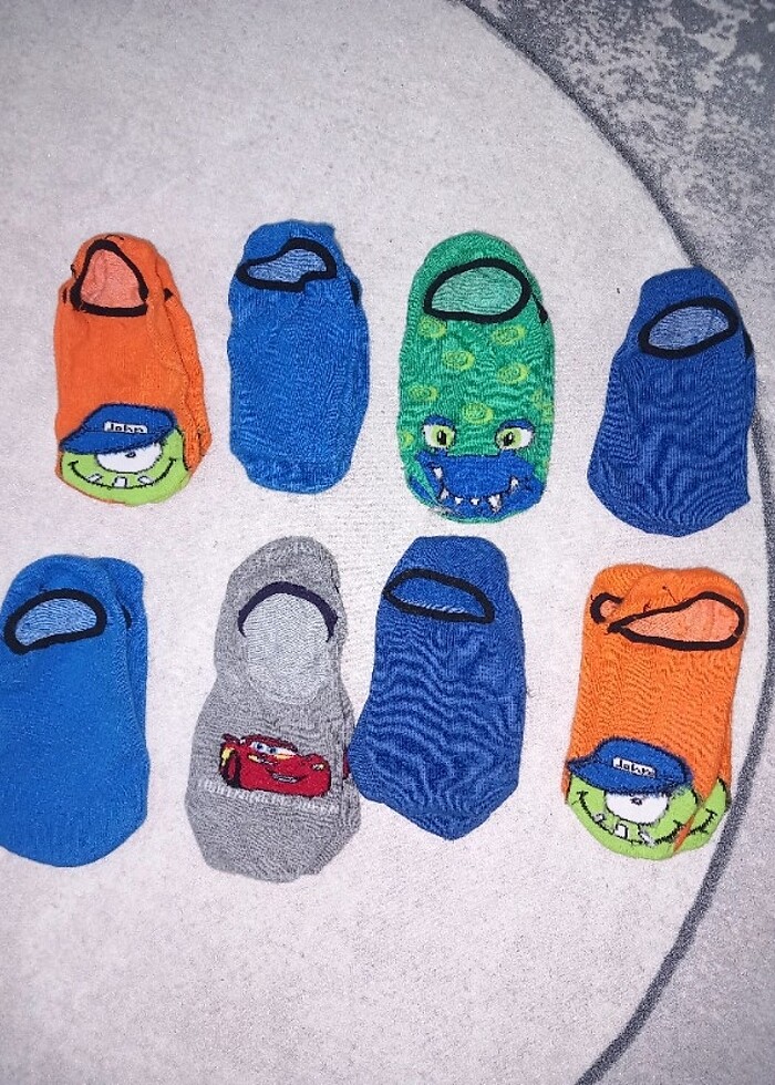 8 adet patik çorap  - Görsel 2