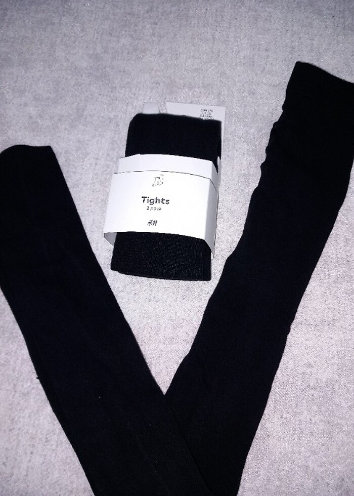 H&M ikili pamuk kışlık tayt  - Görsel 5