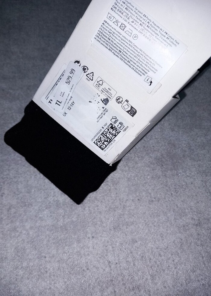 H&M ikili pamuk kışlık tayt  - Görsel 3