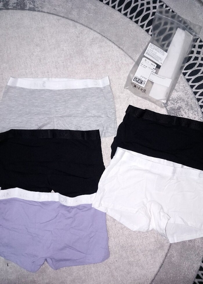 H&M 5 parça pamuklu boxer - Görsel 4