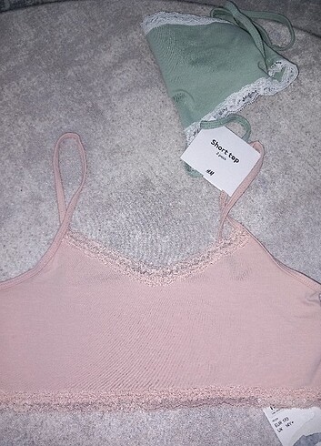 H&M ikili crop atlet  - Görsel 2