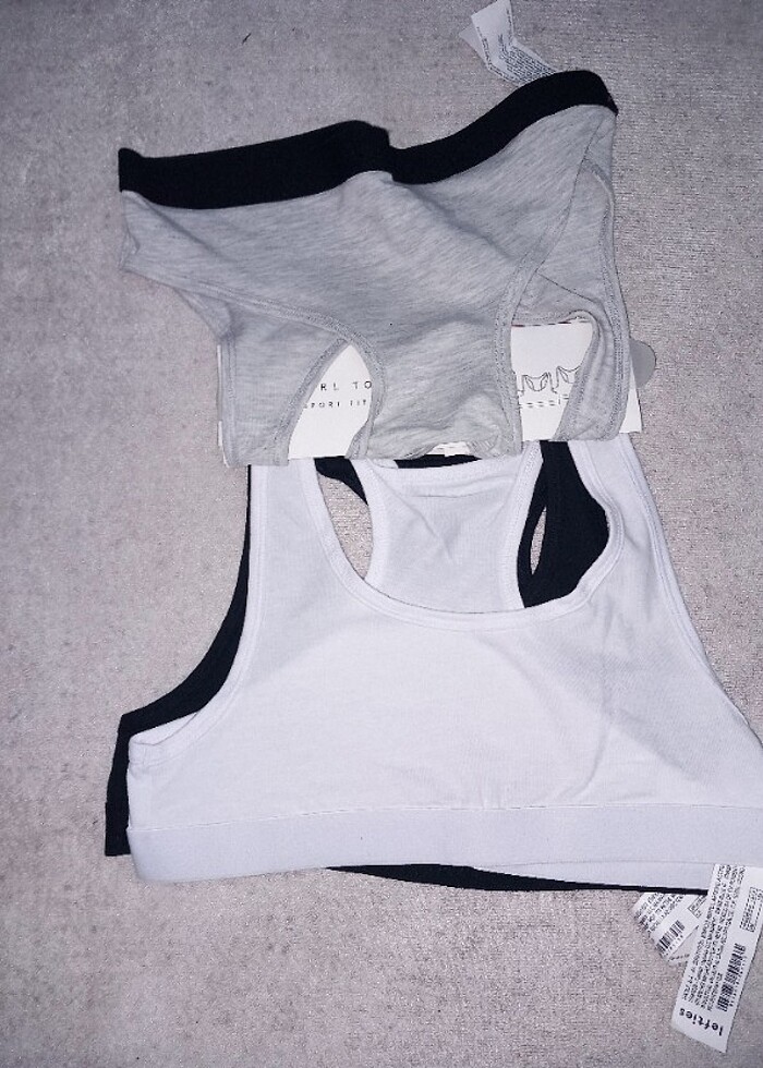 Lefties 3lu crop üst  - Görsel 4