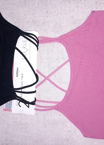 Lefties 2li crop ust - Görsel 2