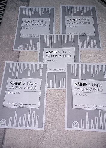 6.sınıf meb fen çalışma fasikülleri  - Görsel 3