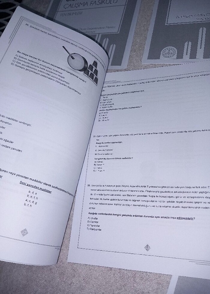 6.sınıf meb fen çalışma fasikülleri  - Görsel 5