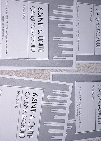 Meb 6.sinif matematik çalışma fasikülleri - Görsel 2