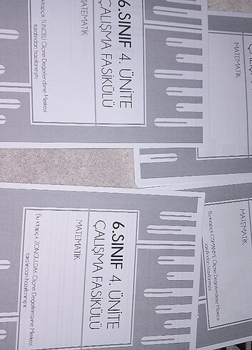 Meb 6.sinif matematik çalışma fasikülleri - Görsel 4