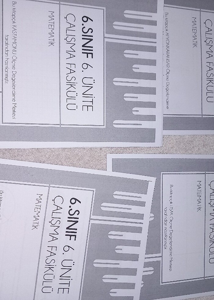 Meb 6.sinif matematik çalışma fasikülleri  - Görsel 2