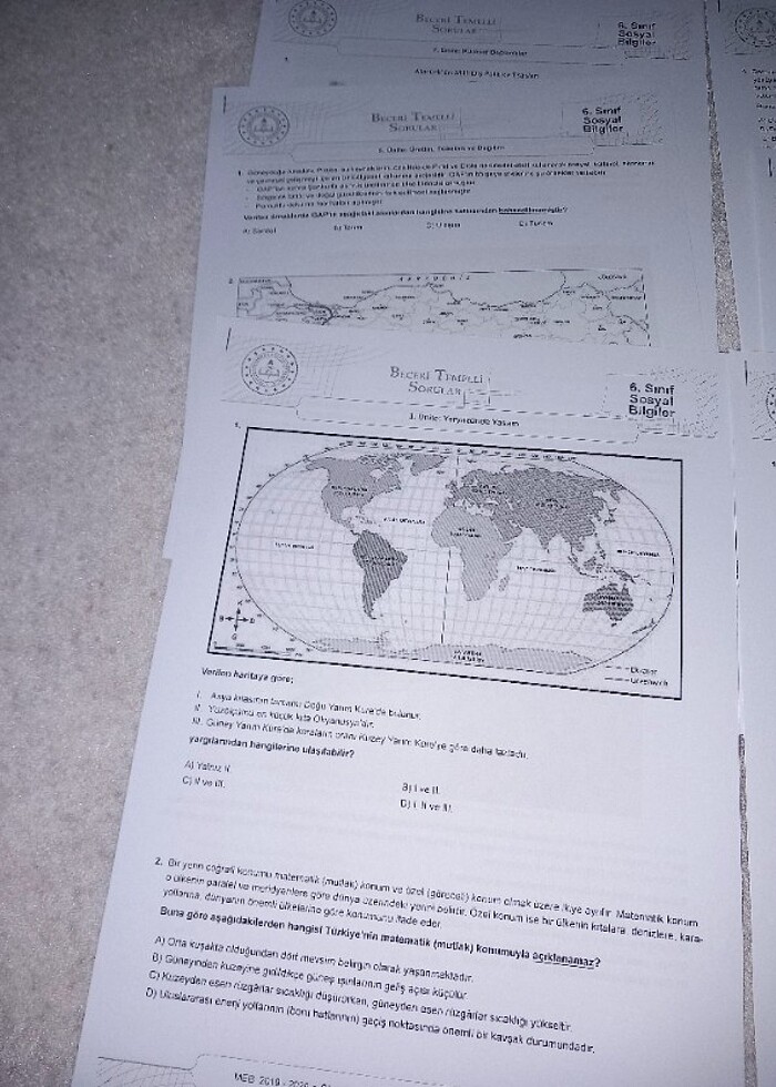 6.sinif sosyal meb beceri temelli sorular - Görsel 2